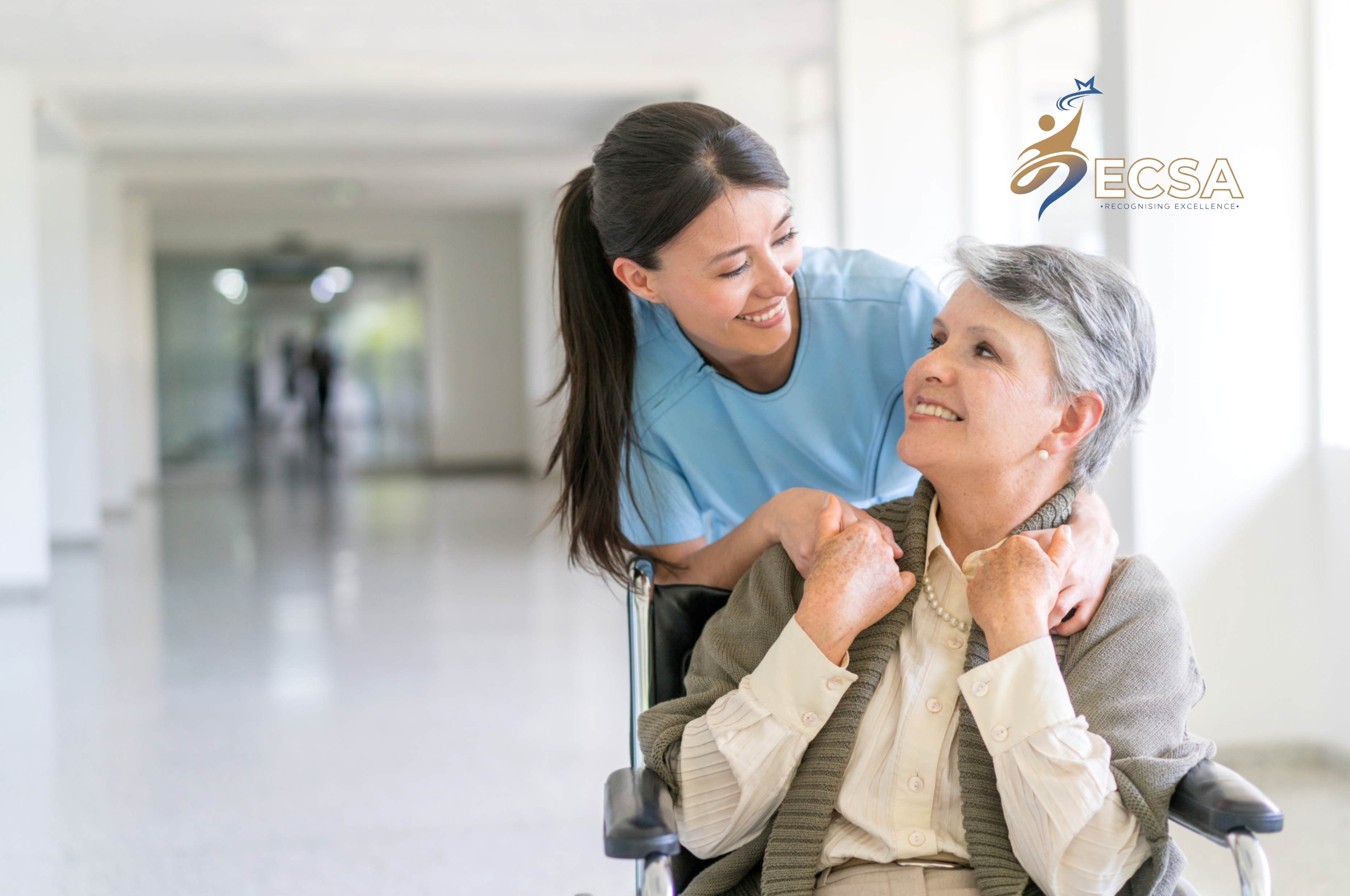 A healthcare professional with a warm smile.